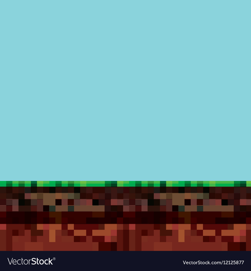 Game scene pixelated background
