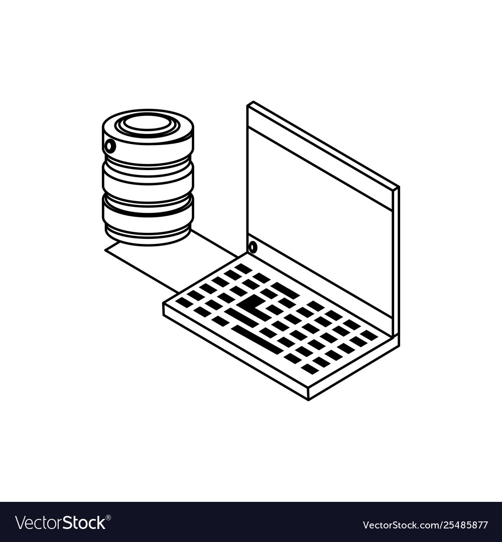 Laptop computer with data disks