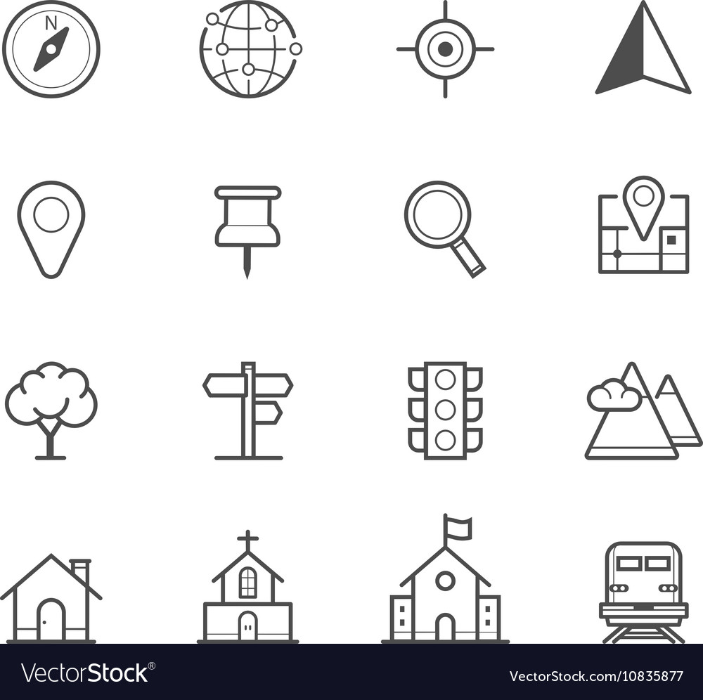 Location & Map Icons