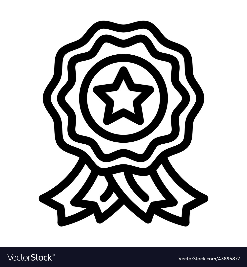 Reliable business ethics line icon Royalty Free Vector Image