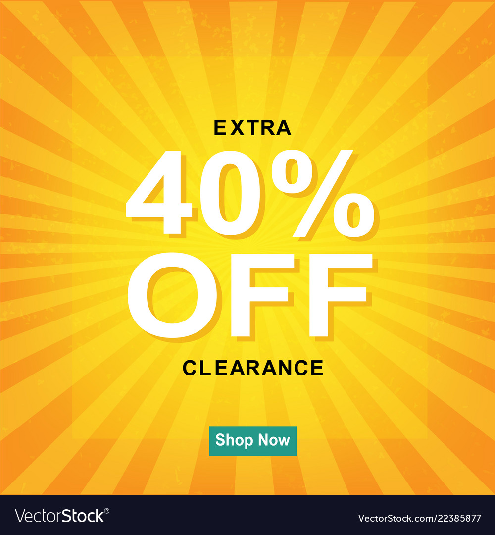 Sale poster with sunburst Royalty Free Vector Image