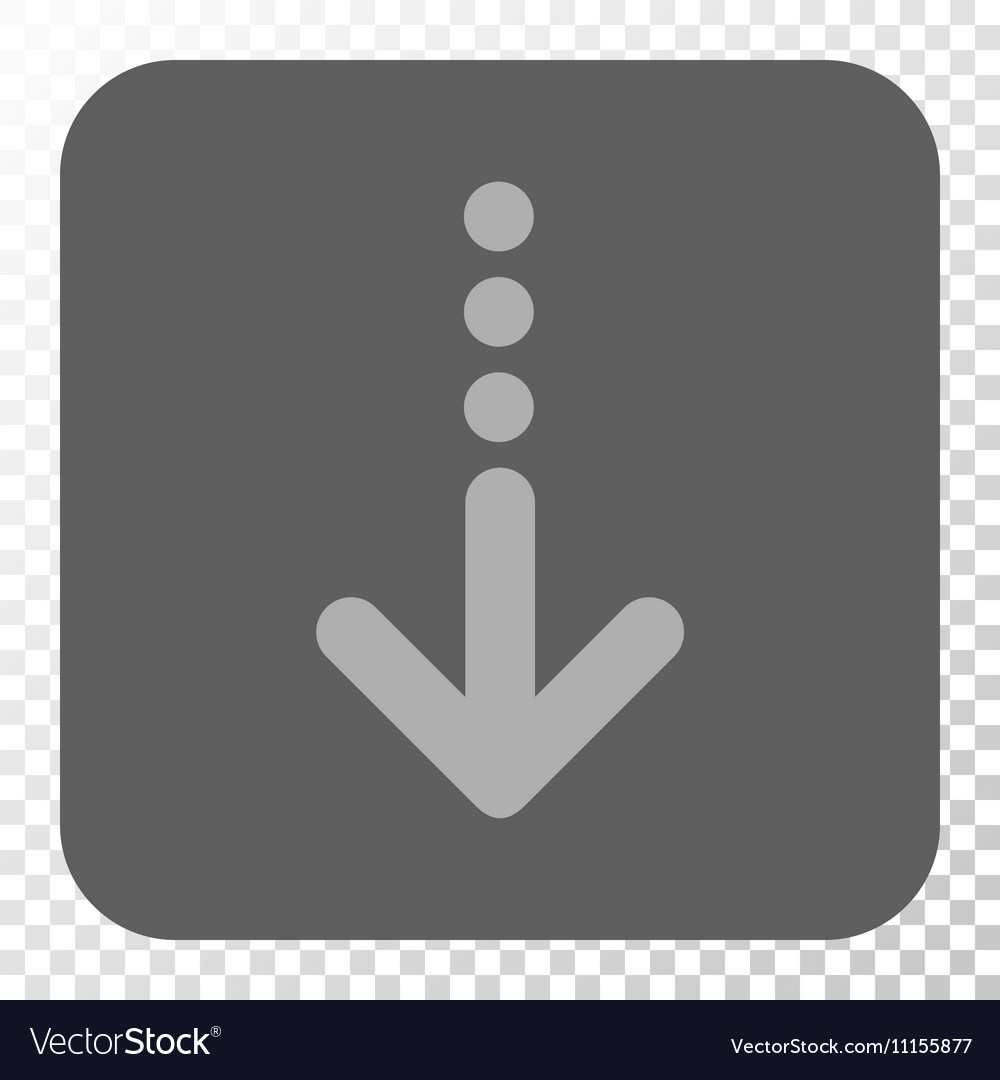 Send down rounded square button