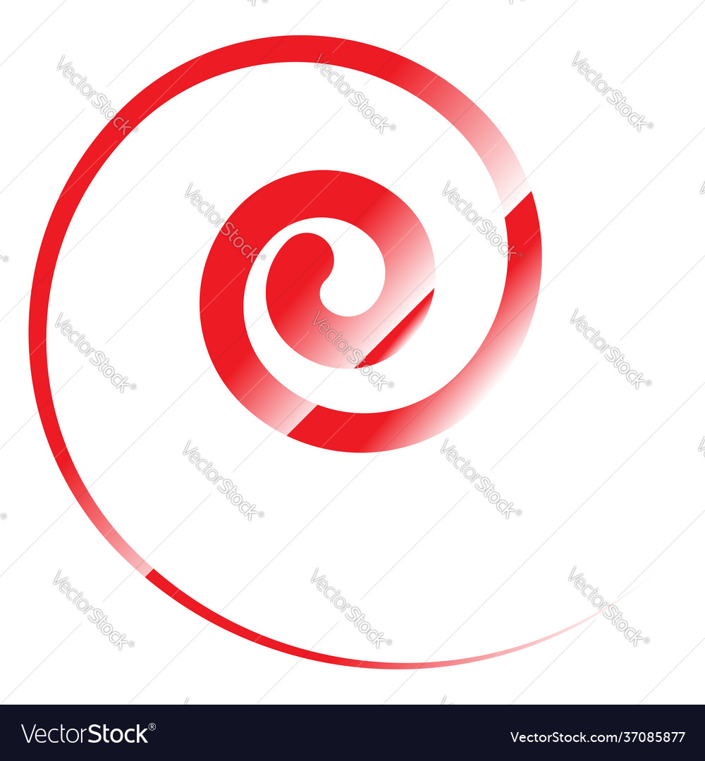 Spiral swirl twirl icon design element Vector Image Spiral swirl twirl icon design element