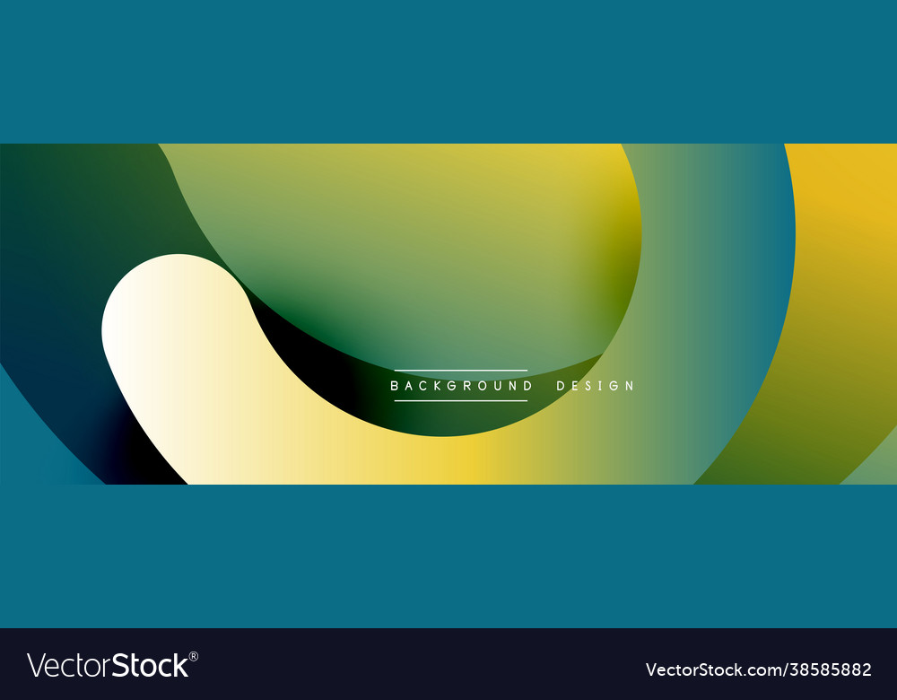 Abstract overlapping lines and circles geometric