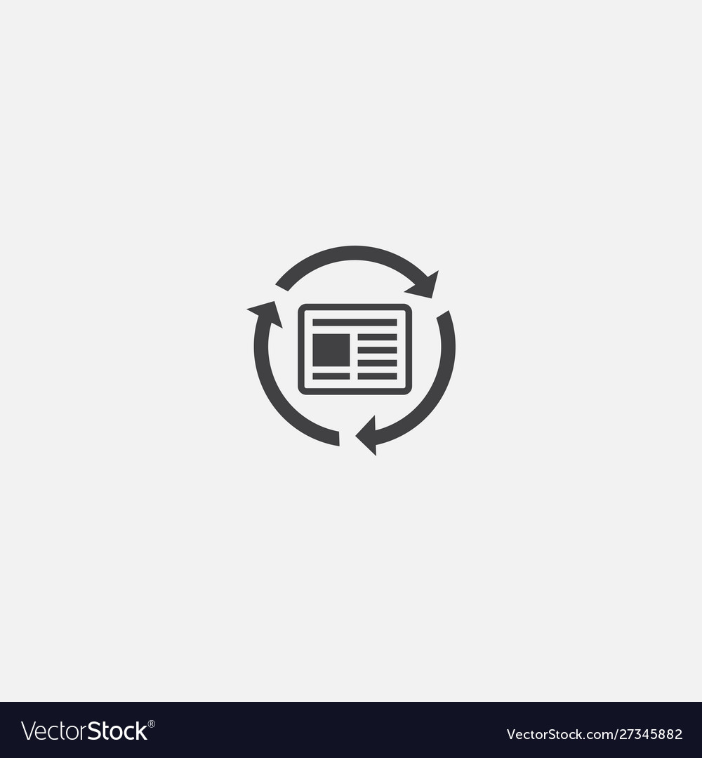 Content optimization base icon simple sign