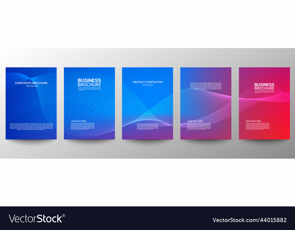 Cover geometric minimal set abstract line pattern vector image Cover geometric minimal set abstract line pattern
