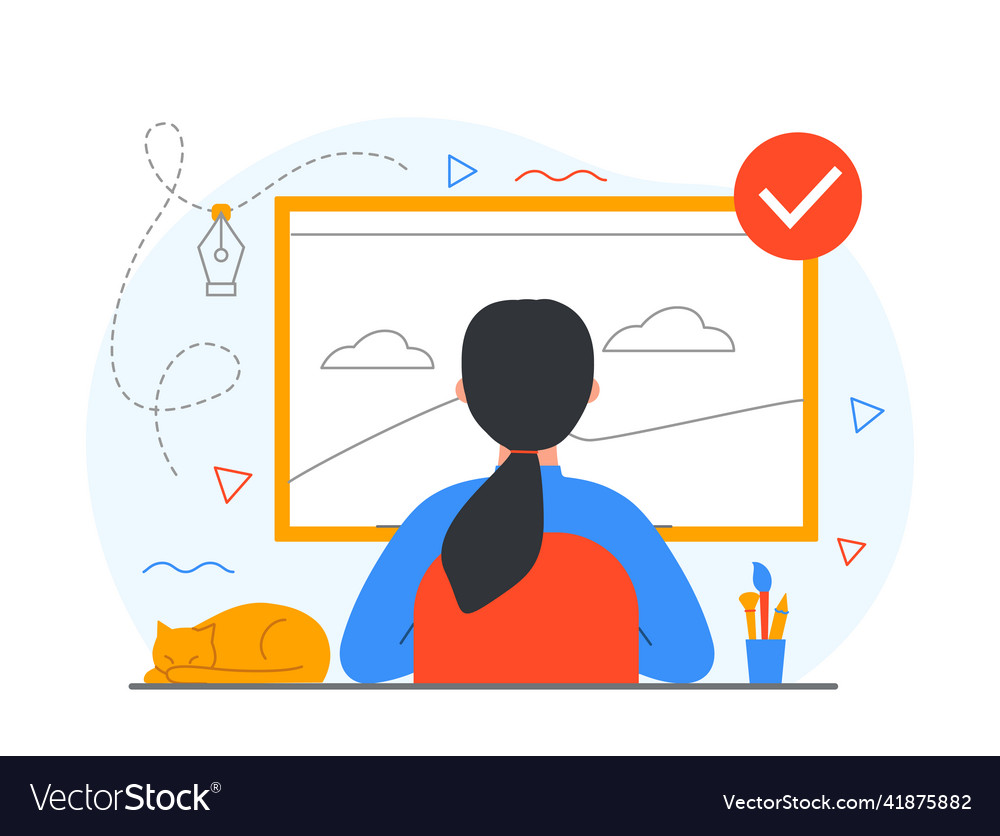 Digital design concept Royalty Free Vector Image