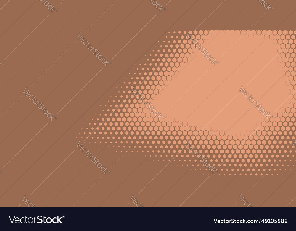 Geometric abstract hexagon two color background