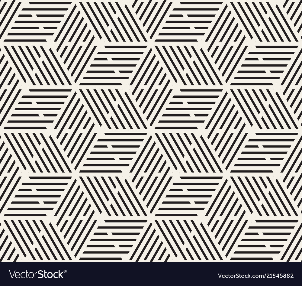 Geometric Line Tiling Pattern