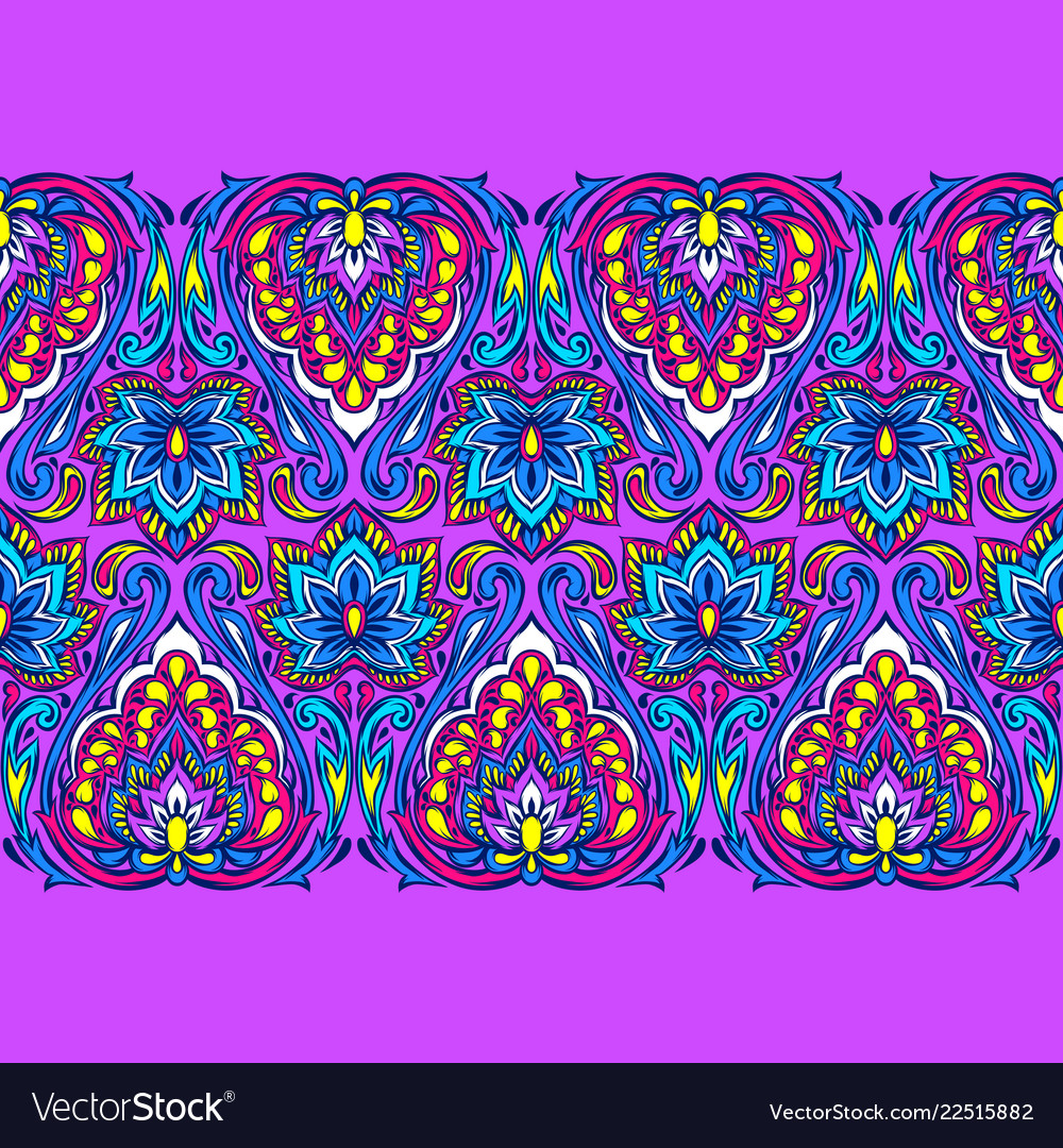 Indian ethnic seamless pattern