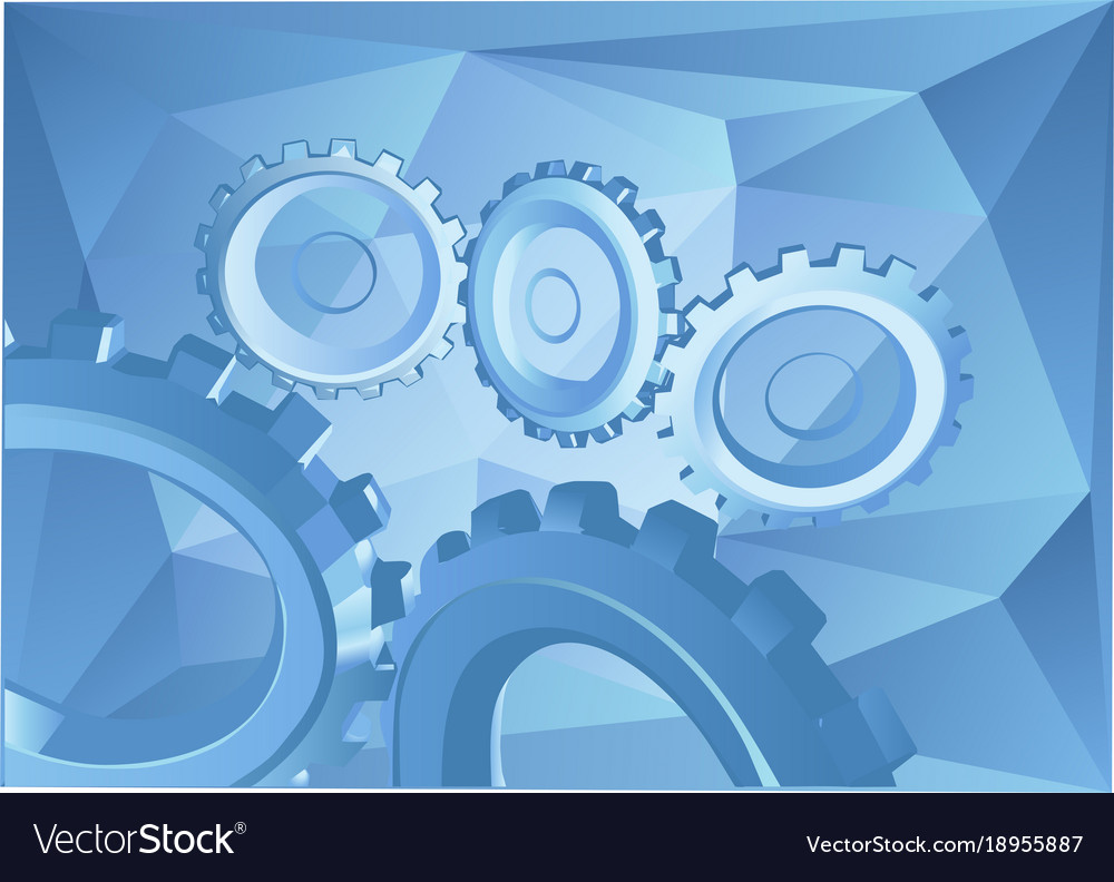 Abstract background with gears