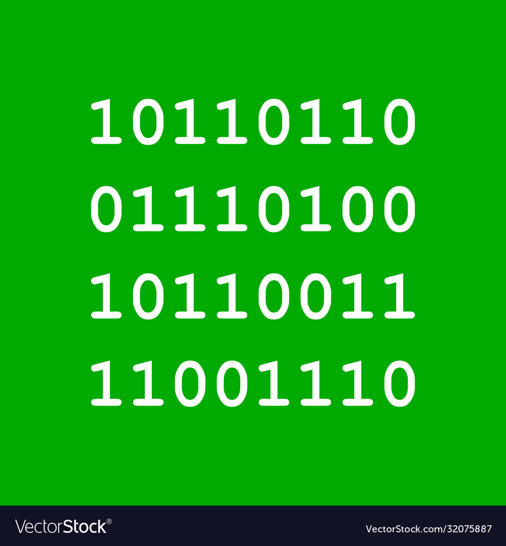 Binary code and background