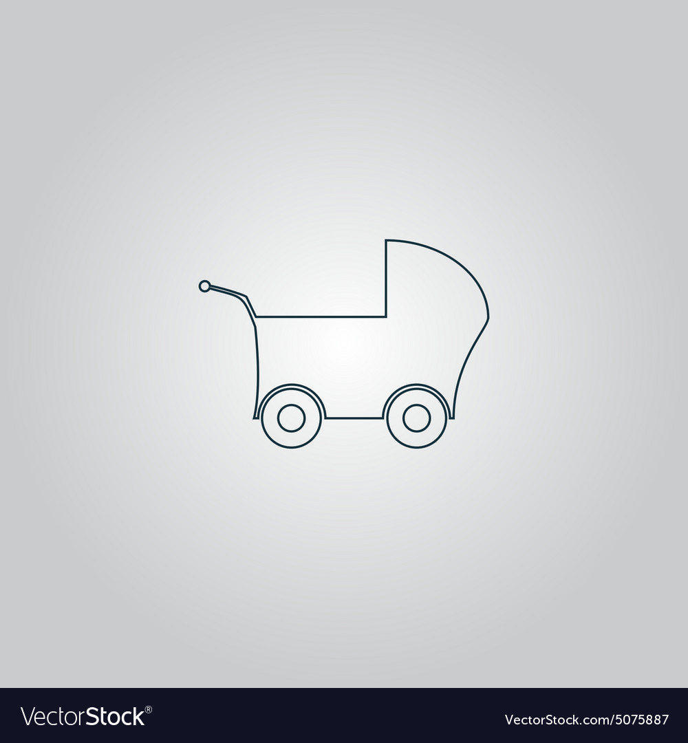 Buggy web icon on a gray background