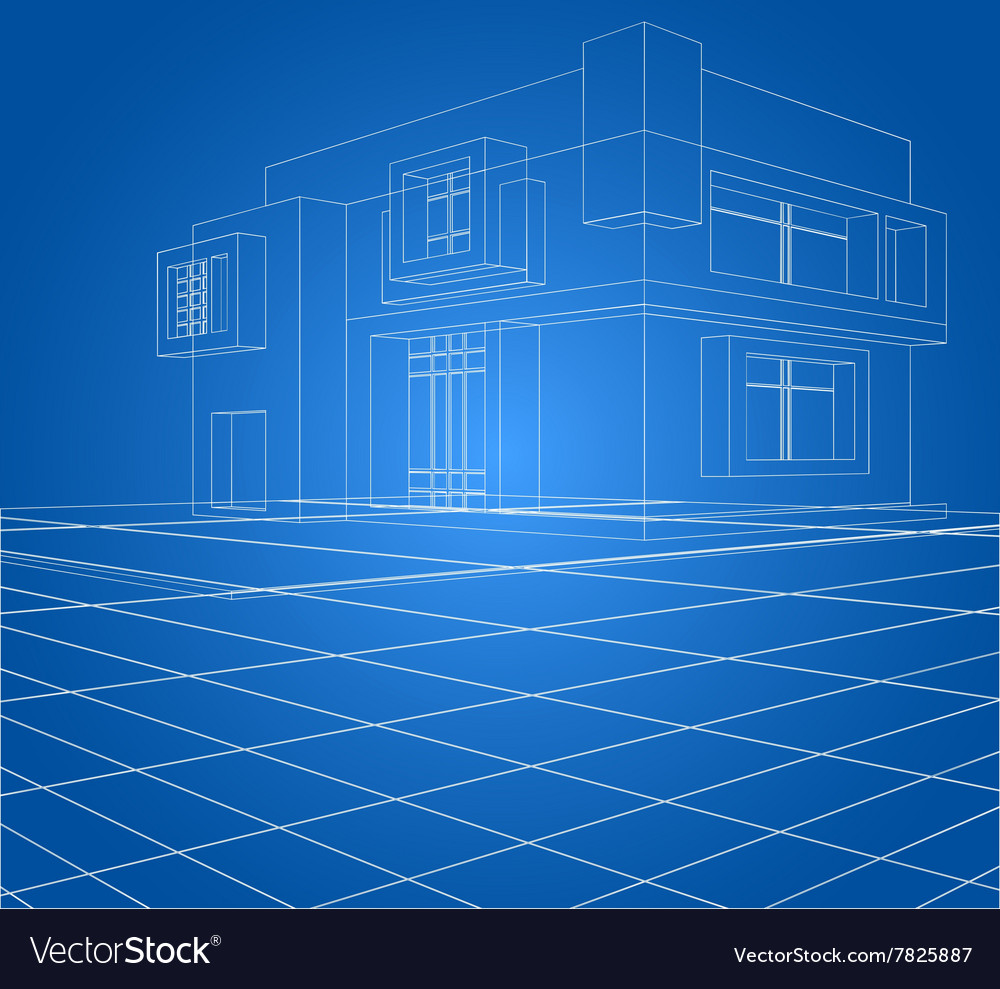 Built scene wireframe