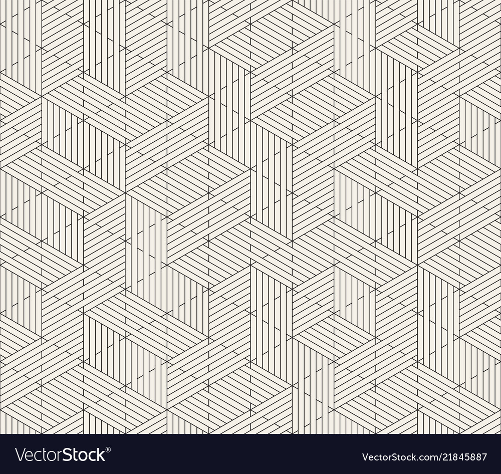 Geometric Line Tiling Pattern