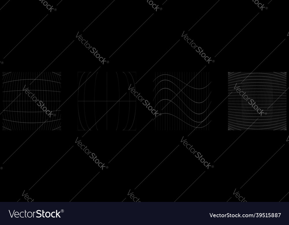 Grid mesh grating trellis wireframe vector image Grid mesh grating trellis wireframe
