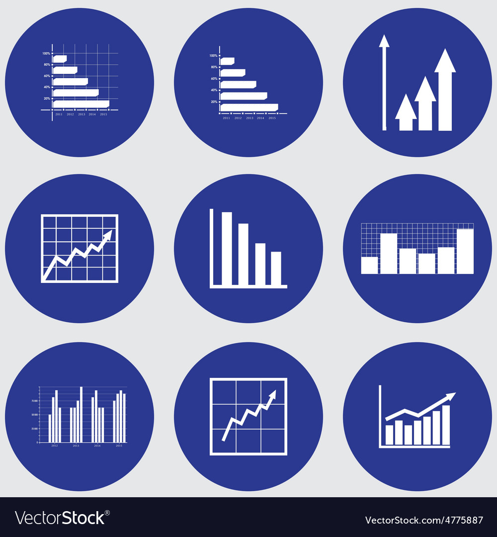 Infographic elements graphs pie charts items