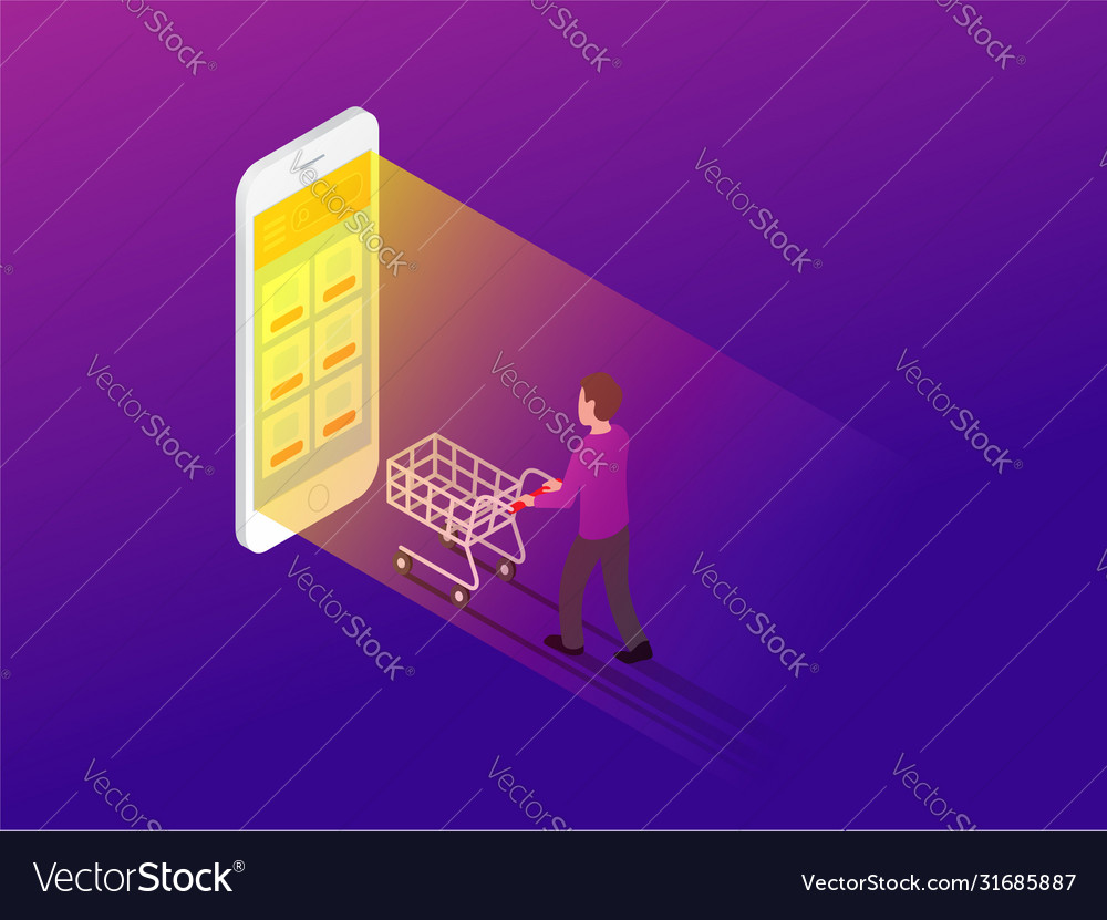 Isometric online shopping