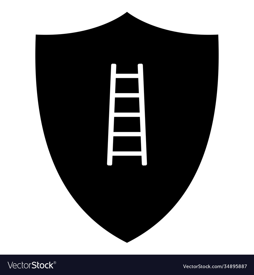 Ladder and shield