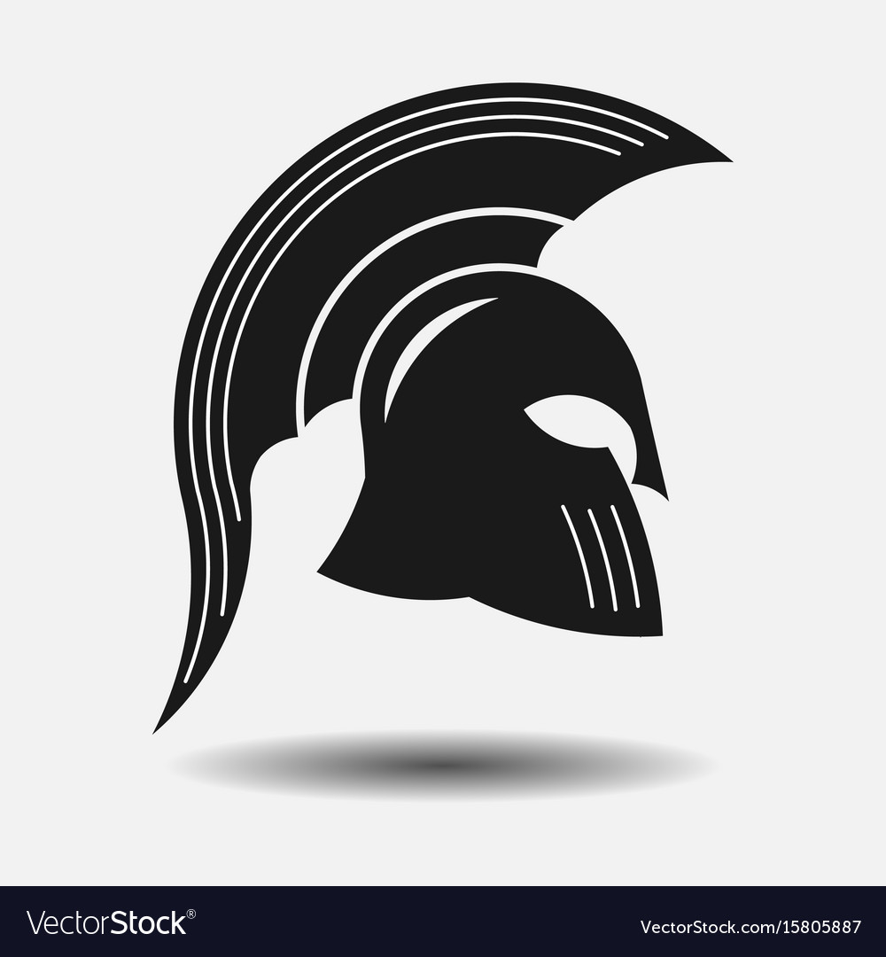Spartan Helmet Silhouette