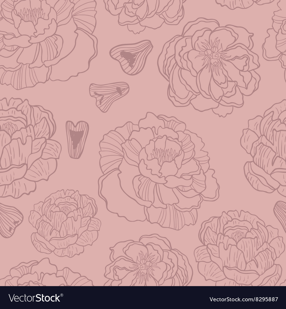 Spring rampage seamless pattern