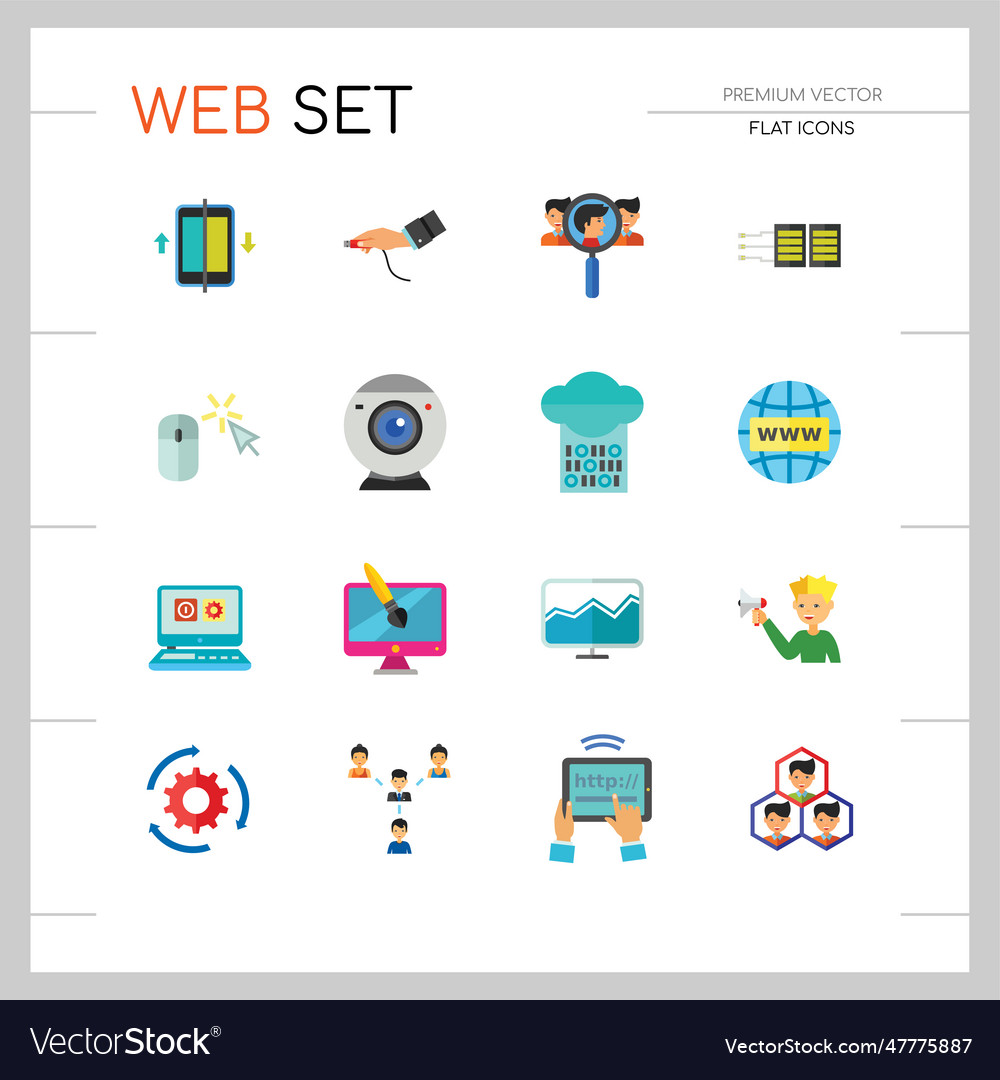 Web icon set