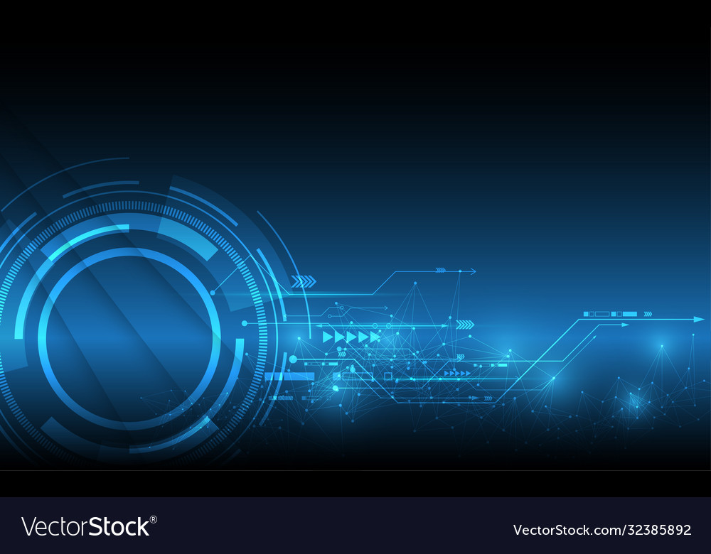 Abstract Technology Network Background
