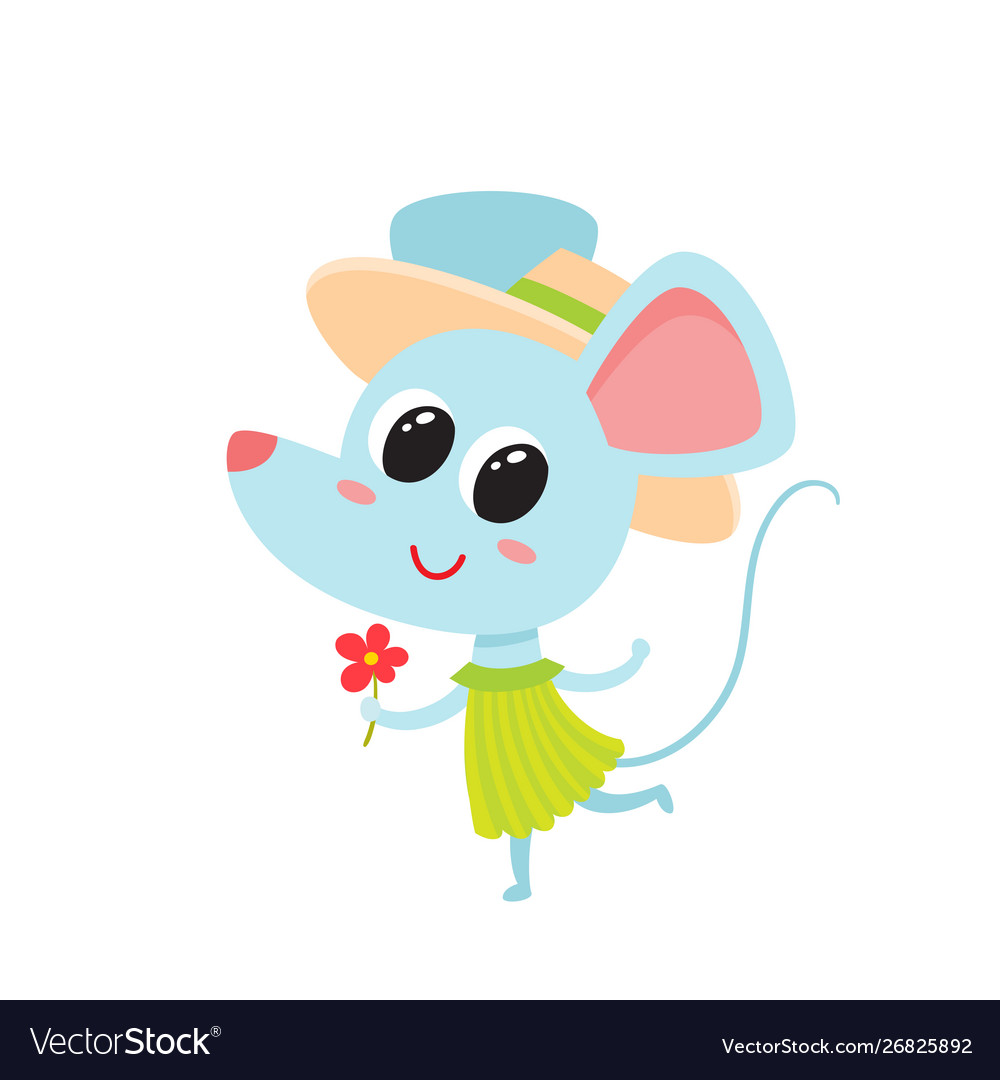 Cartoon funny mouse