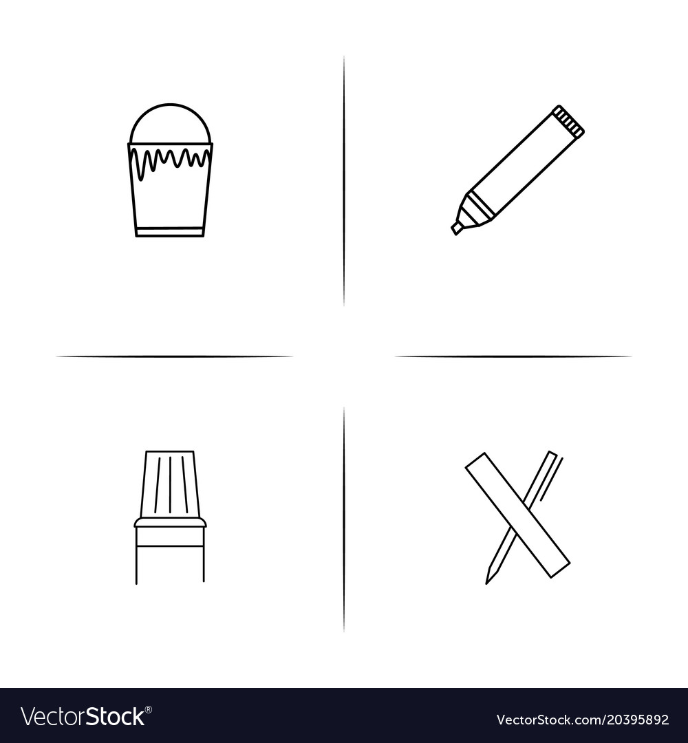 Creative process and design simple linear icon