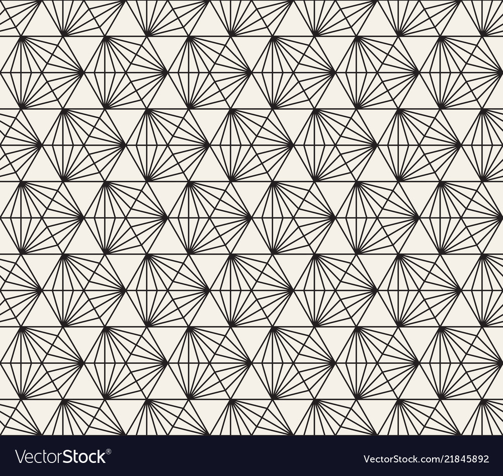 Geometric Line Tiling Pattern