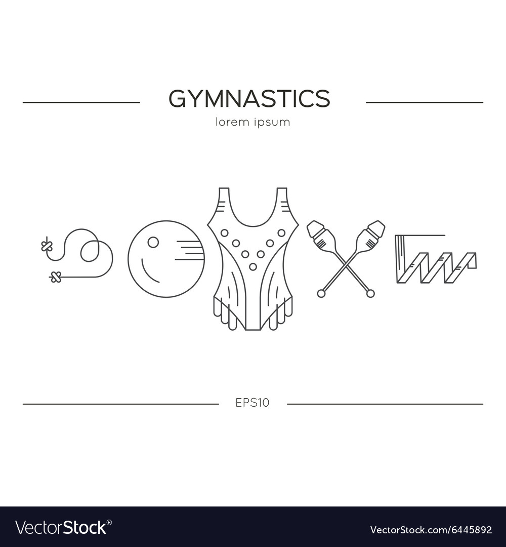 Gymnastics flyer concept