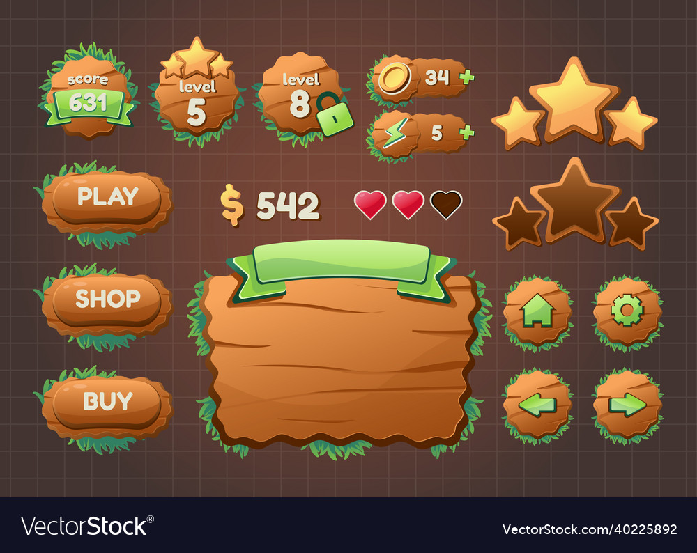 Score Button Game Elements
