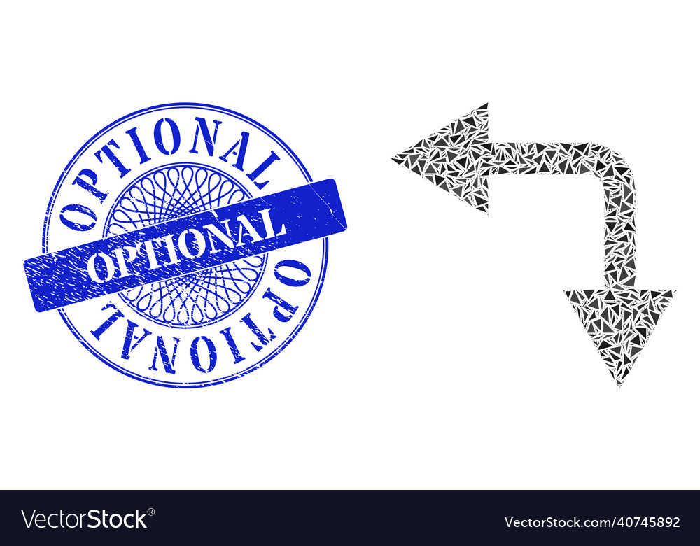 Scratched optional seal and triangle bifurcation