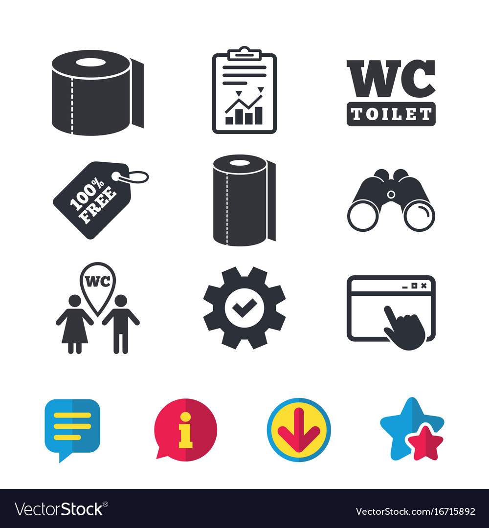 WC Roll & Badezimmer Icons