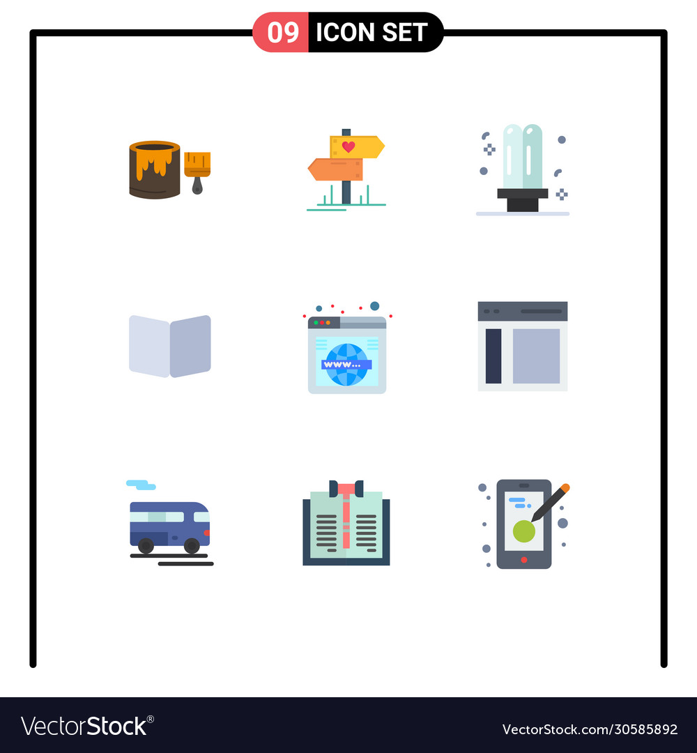 Universal icon symbols group 9 modern flat