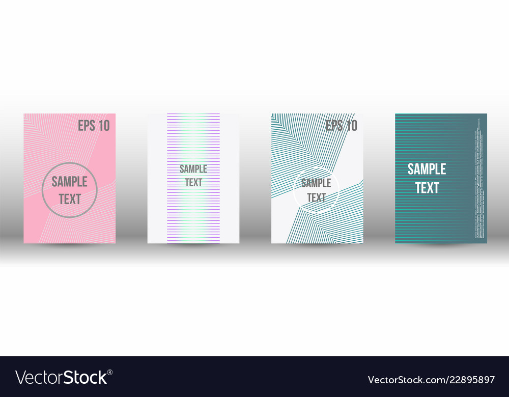 A modern cover design template