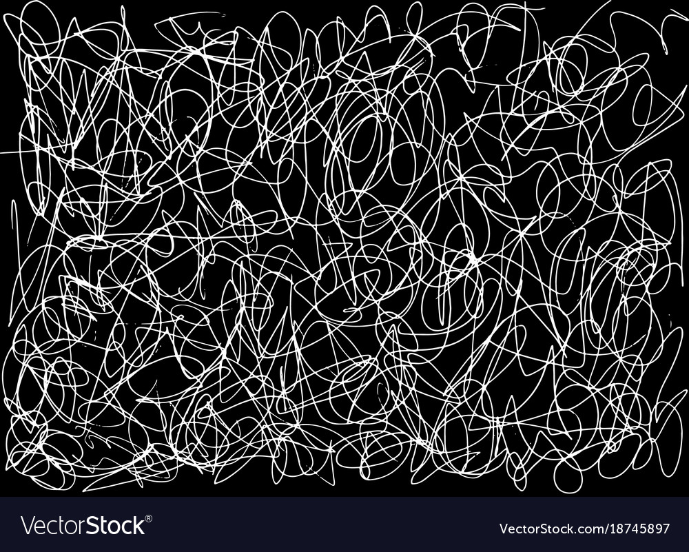 Abstract Scribble Pattern