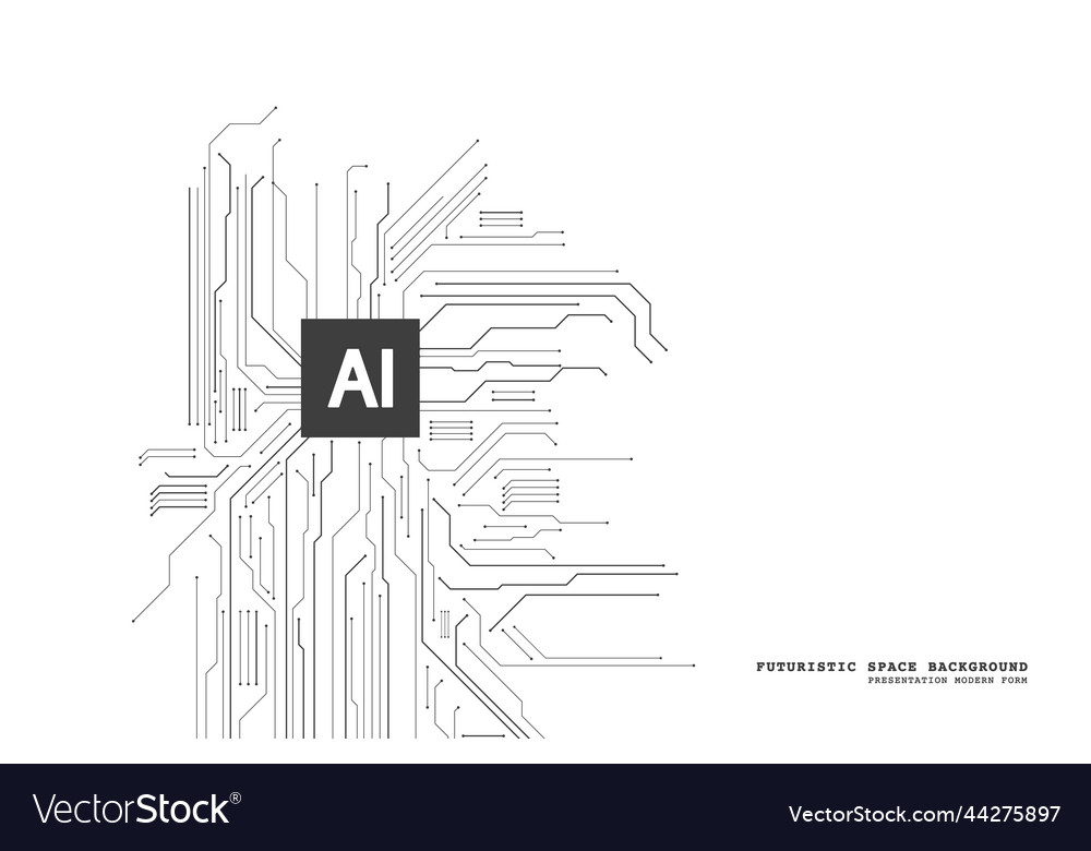 Artificial intelligence Royalty Free Vector Image