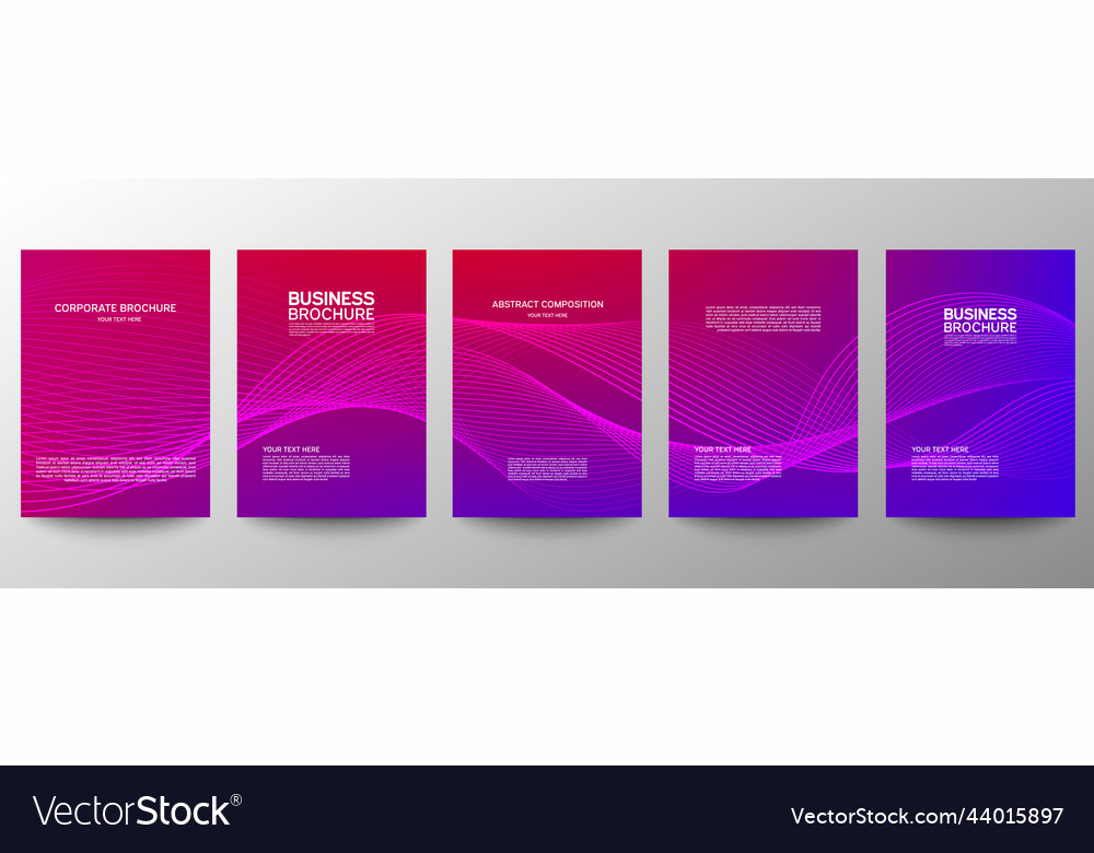 Cover geometric minimal set abstract line pattern vector image Cover geometric minimal set abstract line pattern