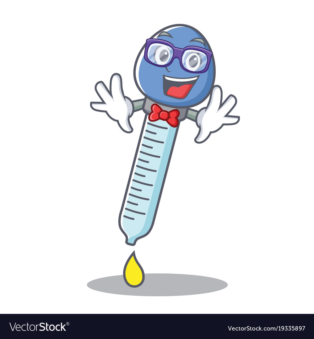 Geek dropper character cartoon style