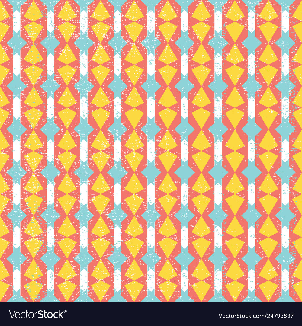 Geometric retro pattern