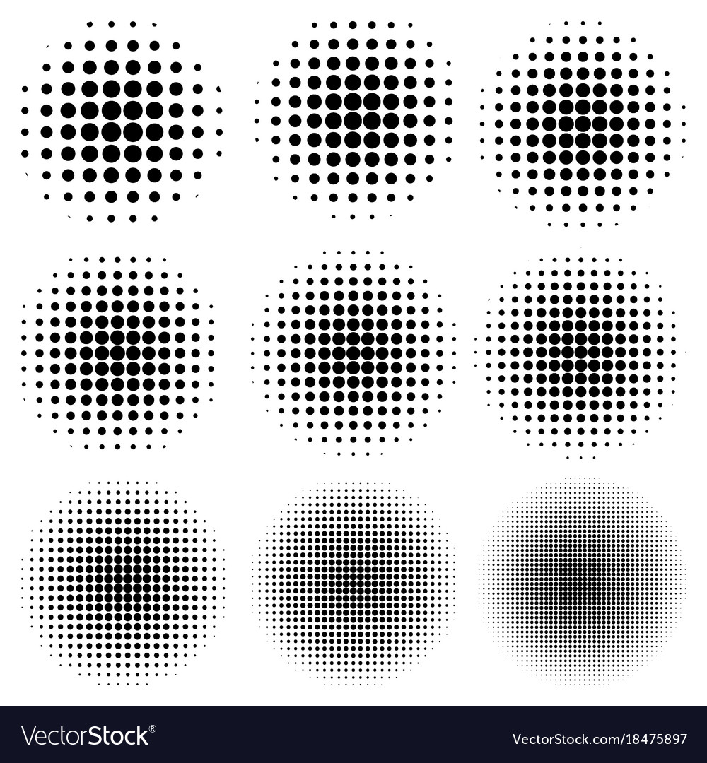 Halftone Dot Pattern - Pop Art Style