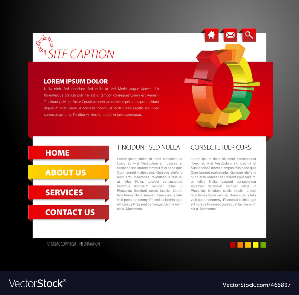 Modern Web Page Template