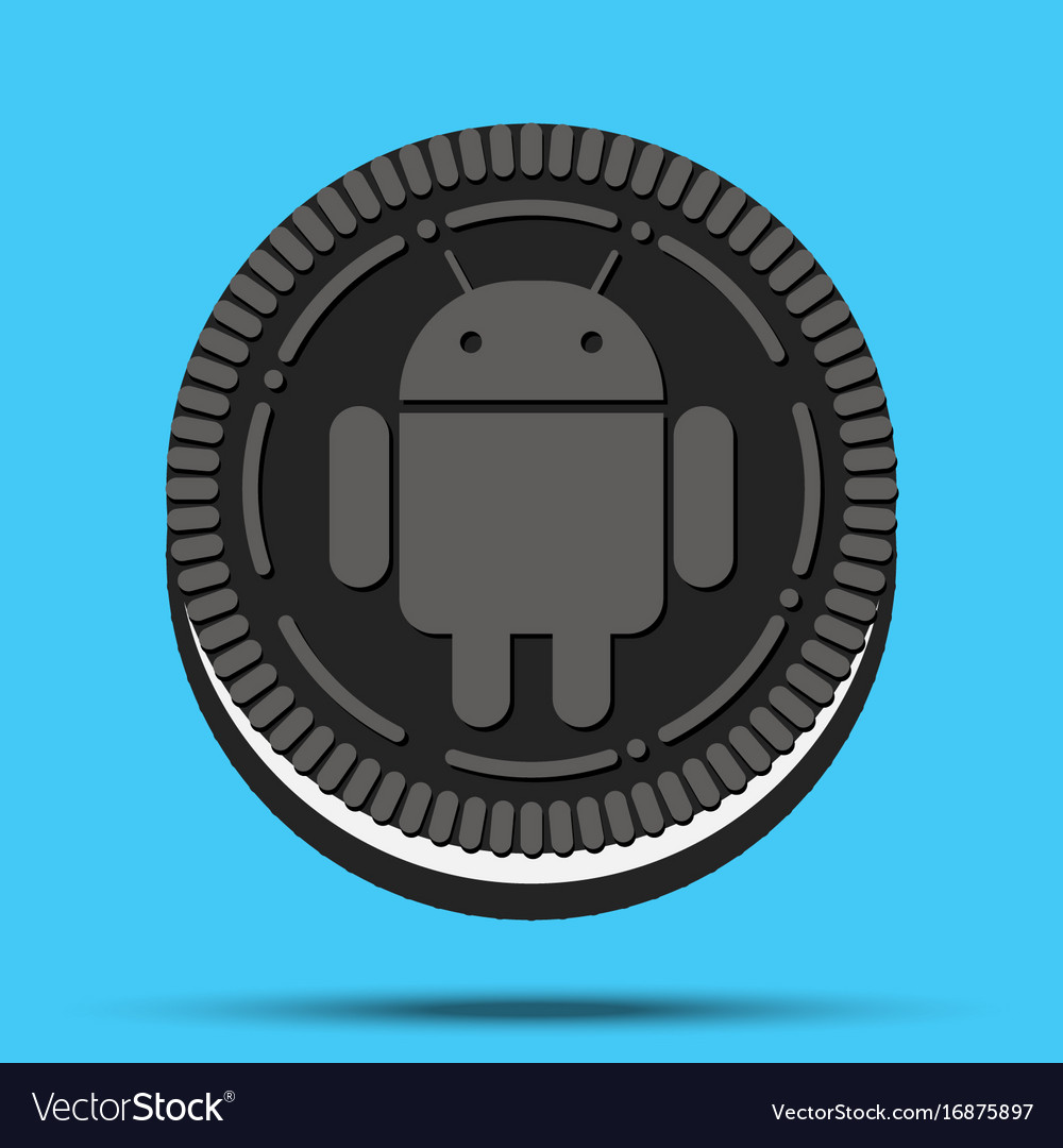 Download New mobile operating system android oreo Vector Image