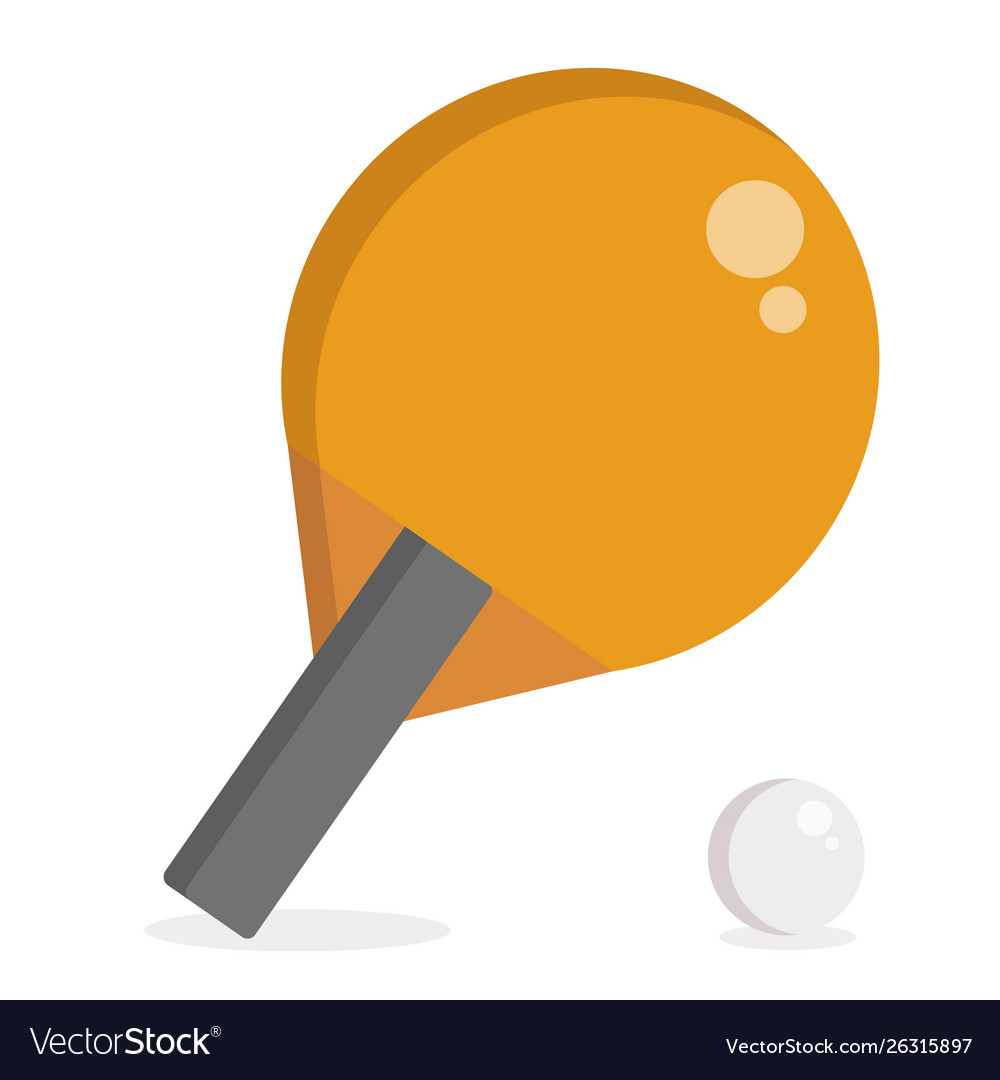 Racket and ball for ping-pong
