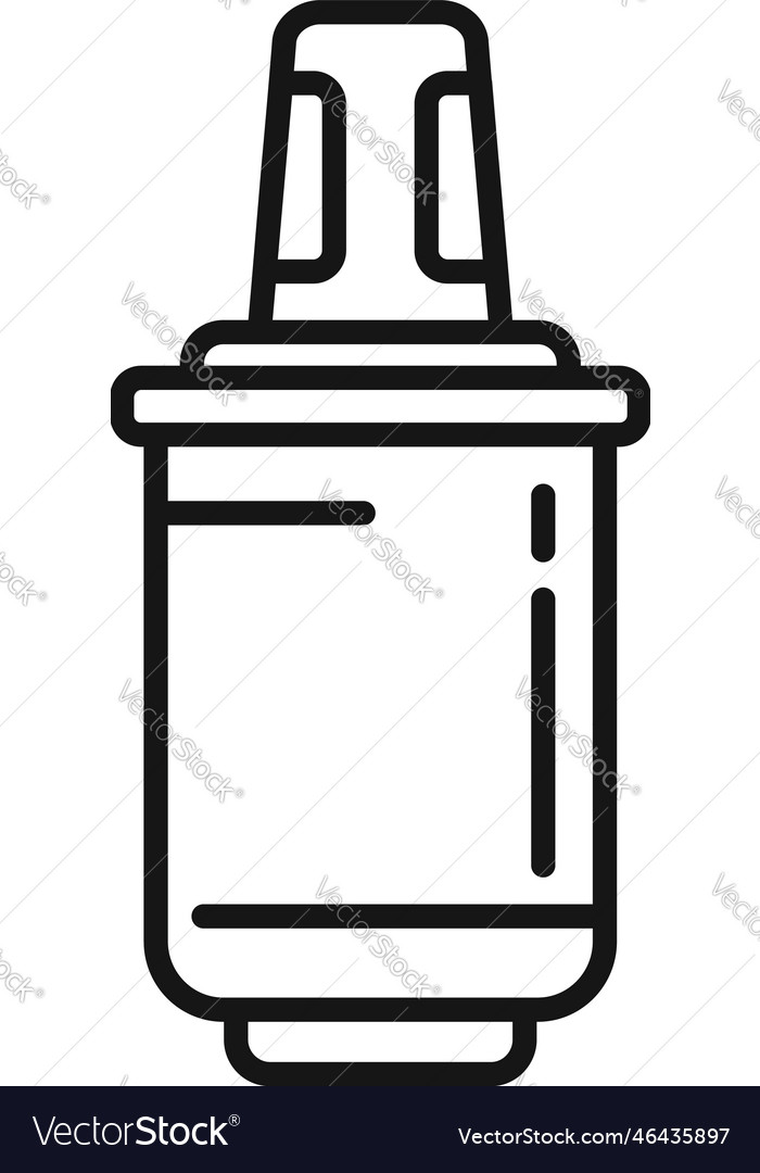 Tank system icon outline water Royalty Free Vector Image