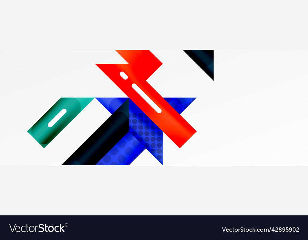 Background color abstract overlapping stripes vector image Background color abstract overlapping stripes