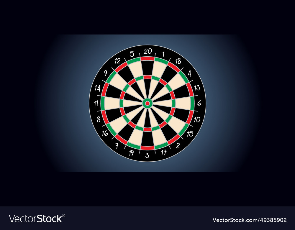Dart board game dartboard and darts