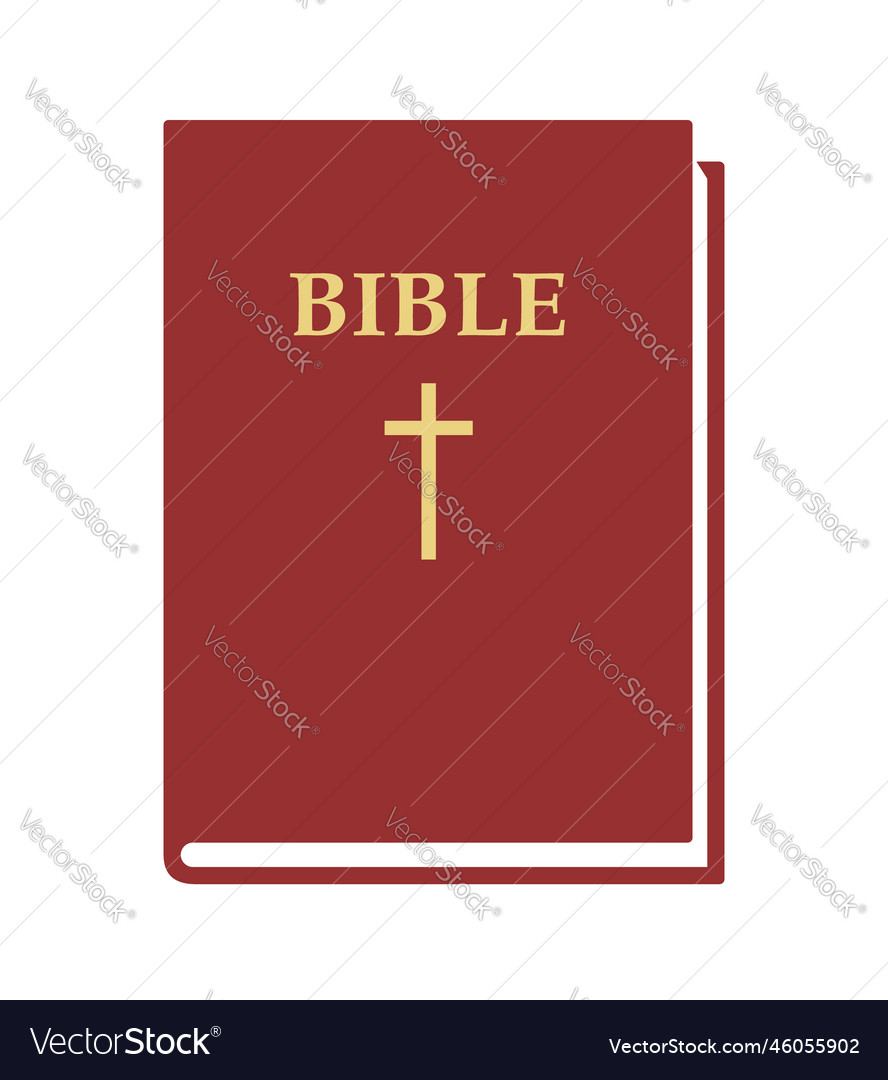 Holy bible - closed book Royalty Free Vector Image