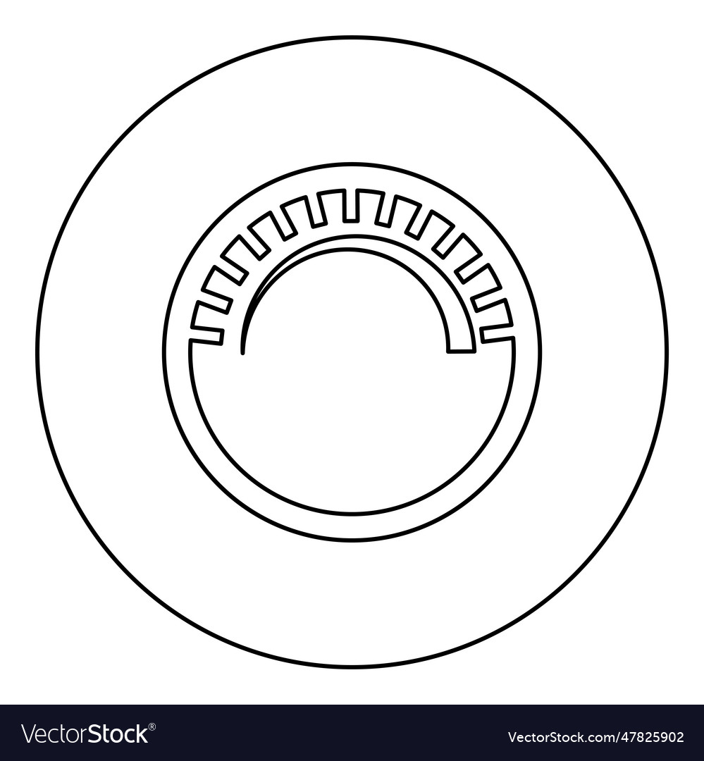 Knob regulation handle variation value regulating vector image Knob regulation handle variation value regulating
